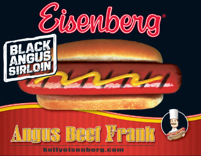  Eisenberg Individually Wrapped Gourmet Beef Hot Dog, 4 Ounce -  72 per case. : Grocery & Gourmet Food