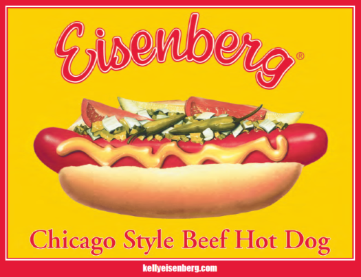 Eisenberg Gourmet All Beef Hot Dog, 80 Ounce 